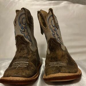 NEW!! 
ROPER INFANTS' COWBABIES PARKER WESTERN BOOTS - BROAD SQUARE TOE